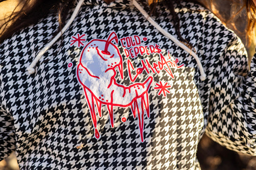 Houndstooth hoodie